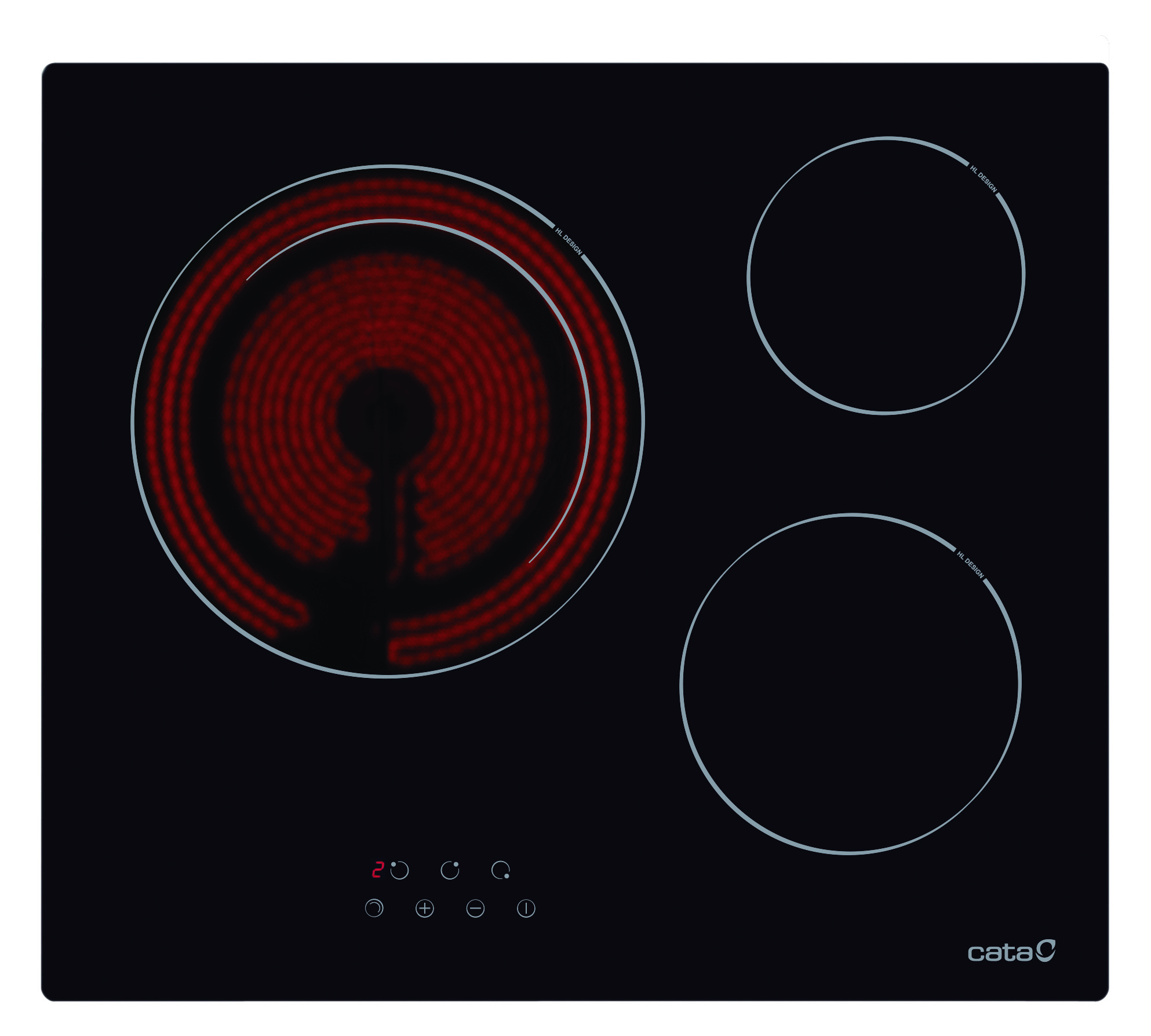 ENCIMERA CATA TD6003BK 3F VITRO 27CM