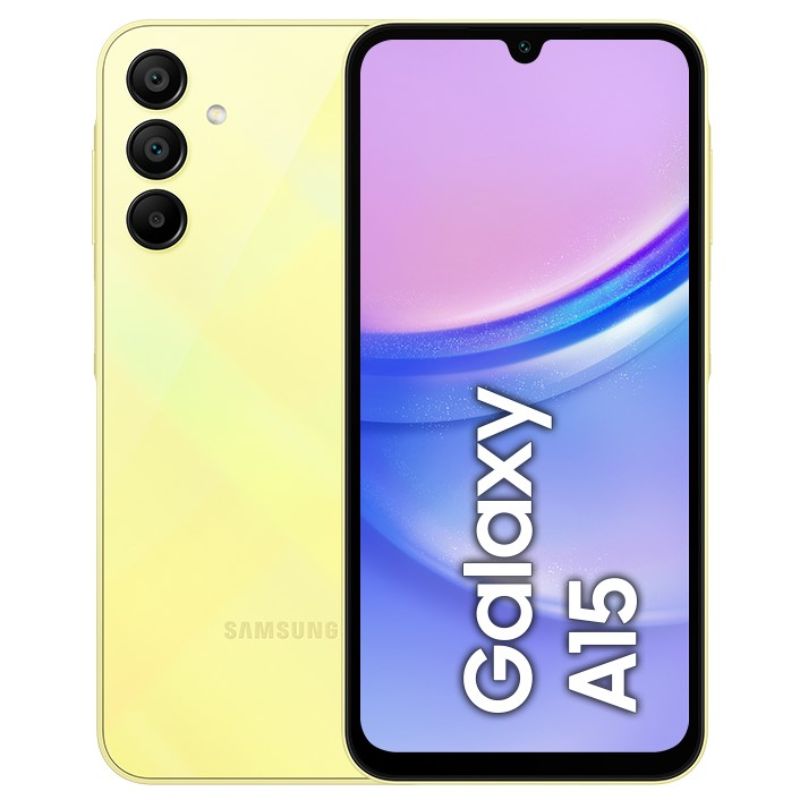 SMARTPHONE SAMSUNG A15 4/128 6,5'' AMARILLO O AZUL
