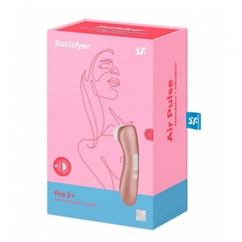 Satisfyer Pro 2+ Vibration - 11 Intensidades, 10 Programas, Impermeable IPX7, Estimulador