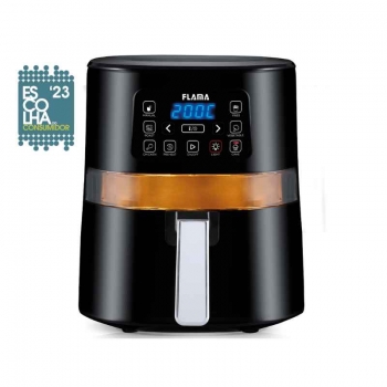 FREIDORA AIRE FLAMA 670FL 4L DIGI. 1600W VISOR LUZ