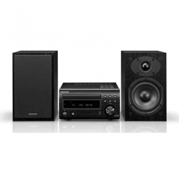 CADENA DENON D-M41 BLUETOOTH 30W NEGRO, PLATA Y MARRÓN