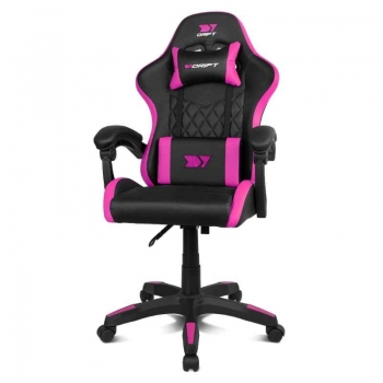 SILLA GAMING DRIFT DR35BR NEGRO/ FUCSIA, GRIS, AZUL Y ROJO