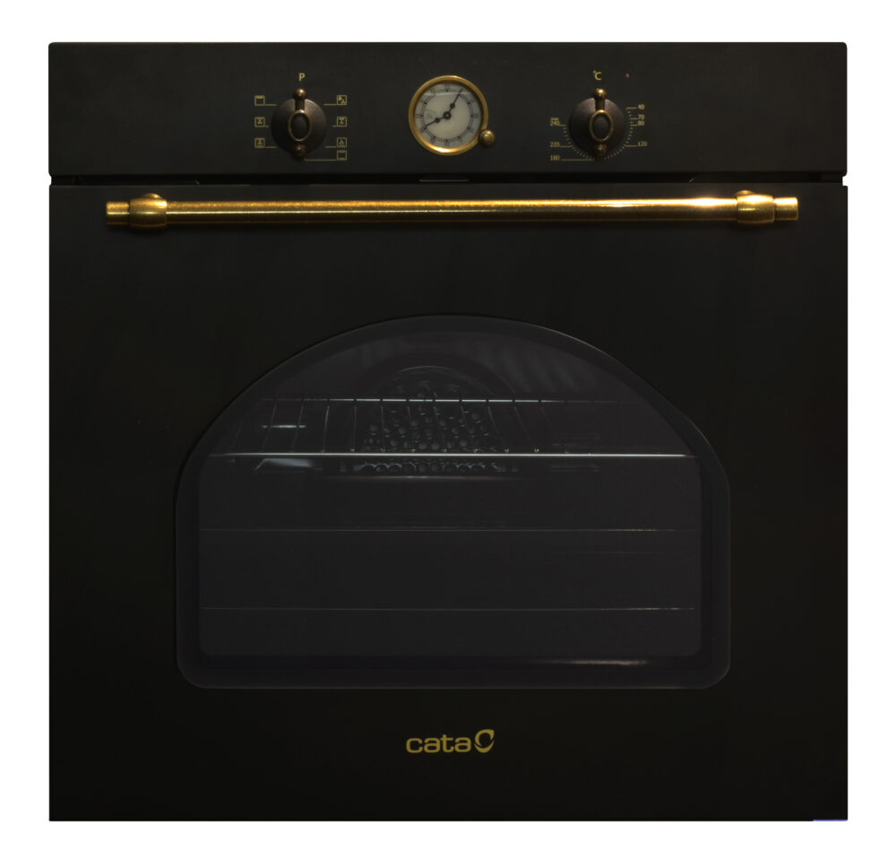 HORNO CATA MRA7108BK RUSTICO NEGRO