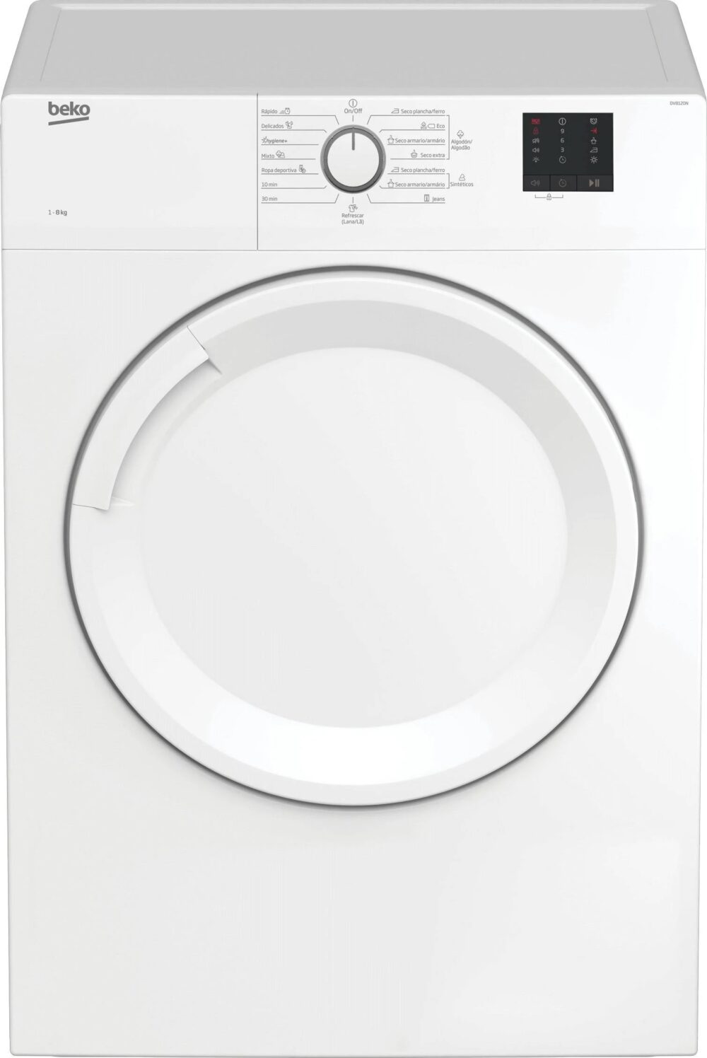 SECADORA BEKO DV8120N 8K EVAC BCA DSP