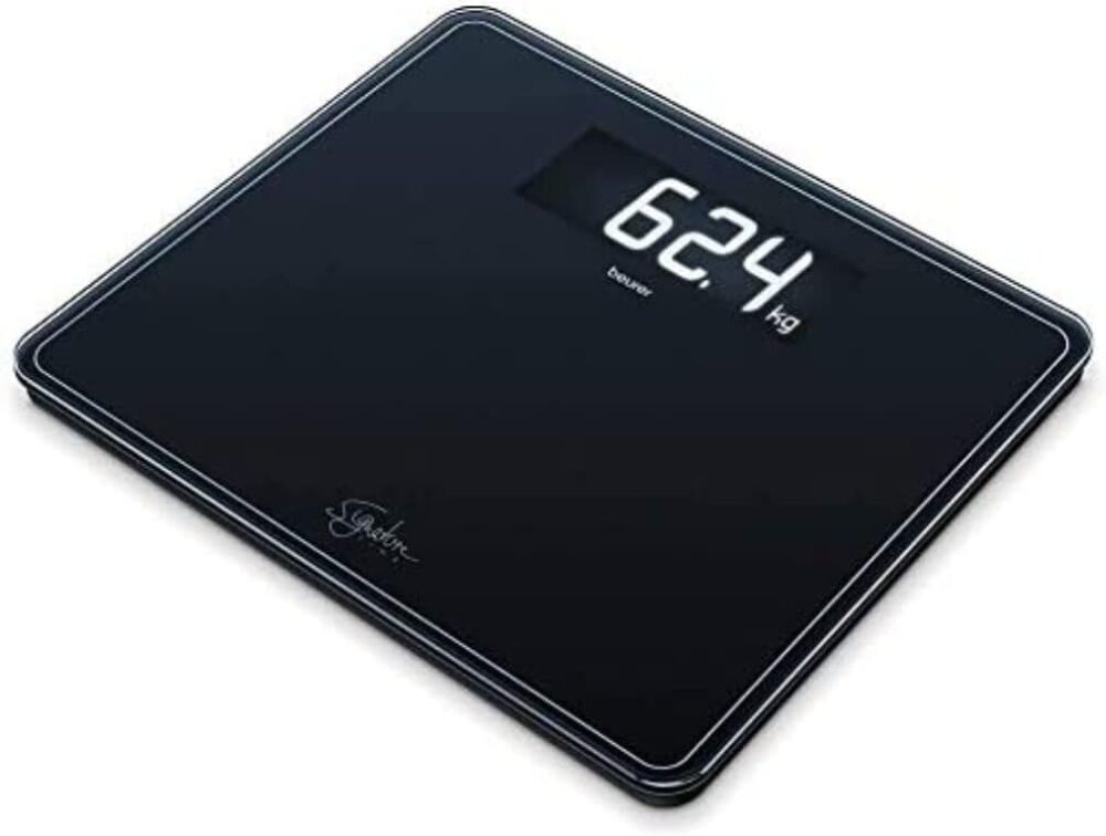 BASCULA BEURER GS410 VIDRIO NEGRA 200K GRAN LCD