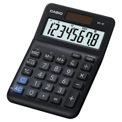 CALCULADORA CASIO MS-8F MINI NEGRO