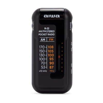 RADIO PORTATIL AIWA R22BK AM/FM COMPACTO BLACK