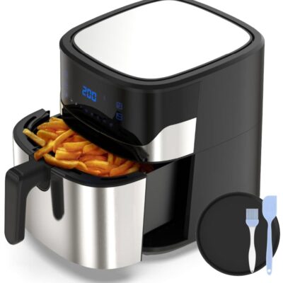 FREIDORA AIRE U.BLUE 6006 NEG/INOX DIGITAL 6L