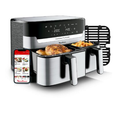 FREIDORA AIRE MOULINEX EZ905D 8,3L DUAL (5,2+3,1L)