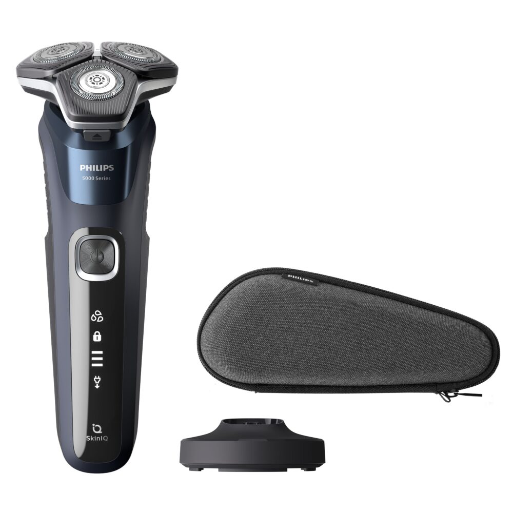 AFEITA. PHILIPS S5885/35 WET&DRY USB FUNDA+BASE