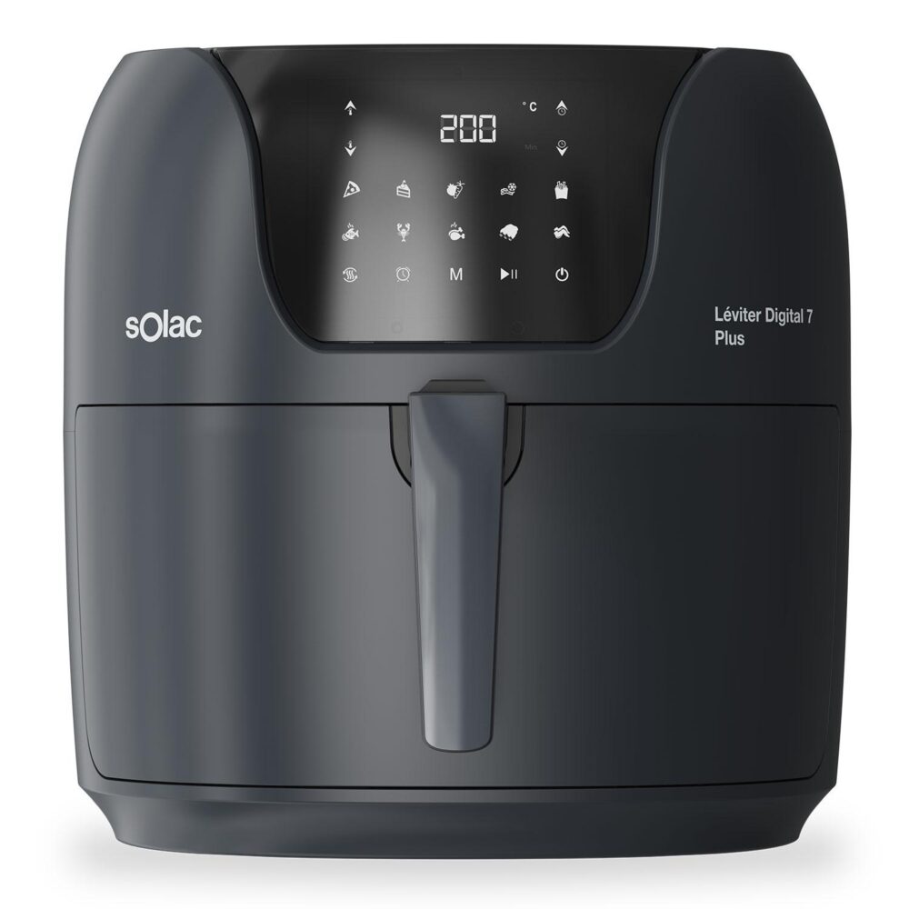 FREIDORA AIRE SOLAC FA1800D 7,4L DIGITAL NEGRA