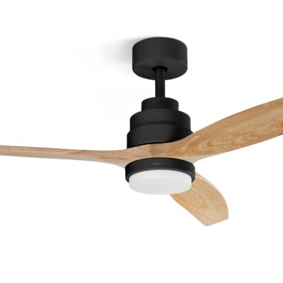 VENTILADOR TECHO UFESA NEPAL NEGRO/HAYA 132CM LED