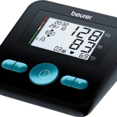 TENSIOMETRO BEURER BRAZO BM27LE BLACK ARRITMIA