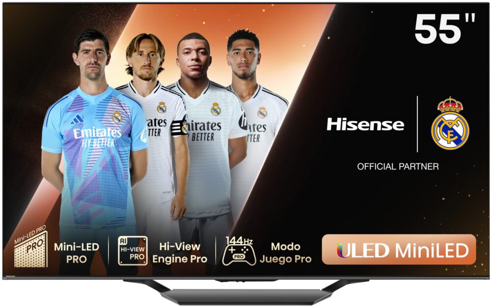 TV HISENSE 55 55U7NQ UHD MINILED ULED QLED 144HZ