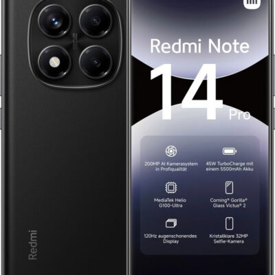 SMARTPHONE REDMI NOTE 14 PRO 8/256 6,7 BLACK