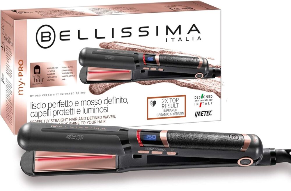 PLANCHA PELO BELLISSIMA CREATIVITY INFRAREDINFRARROJOS CERAM