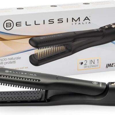 PLANCHA PELO BELLISSIMA AIRSLEEK2EN1 SECA Y ALISA CERAMICA Q