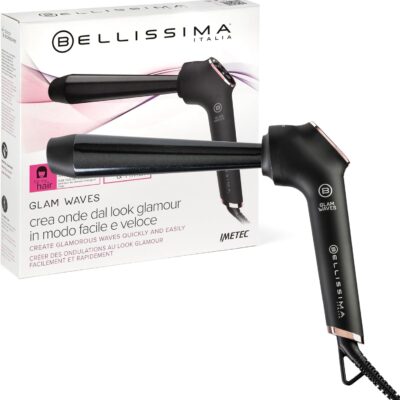 RIZADOR BELLISSIMA GLAM WAVESCONICA CERAMICA QUERATINA