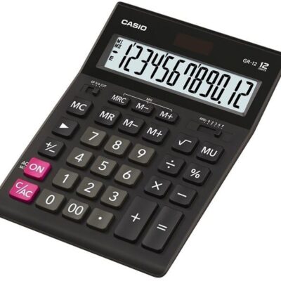 CALCULADORA CASIO GR-12 BLACK