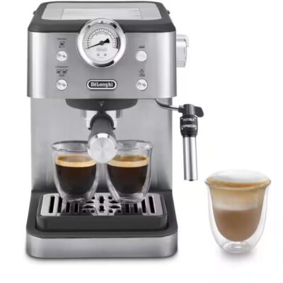 CAFET. DELONGHI EM450M EXPRESSO INOX MANOMETRO
