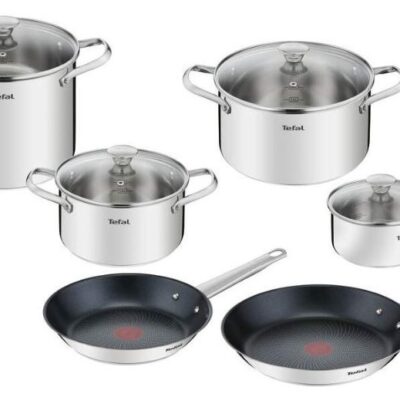 BATERIA COCINA TEFAL COOK EAT 10PZ SET SARTENES