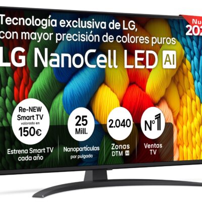 TV LG 43 43NANO81A6A UHD NANOCELL ALFA7 WEBOS25