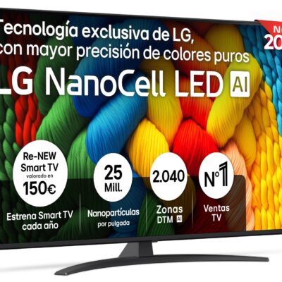 TV LG 55 55NANO81A6A UHD NANOCELL ALFA7 WEBOS25