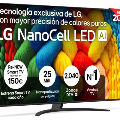 TV LG 75 75NANO81A6A UHD NANOCELL ALFA7 WEBOS25