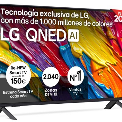 TV LG 43 43QNED82A6B UHD QNED ALFA7 WEOS25