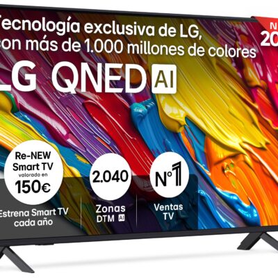 TV LG 50 50QNED82A6B UHD QNED ALFA7 WEOS25