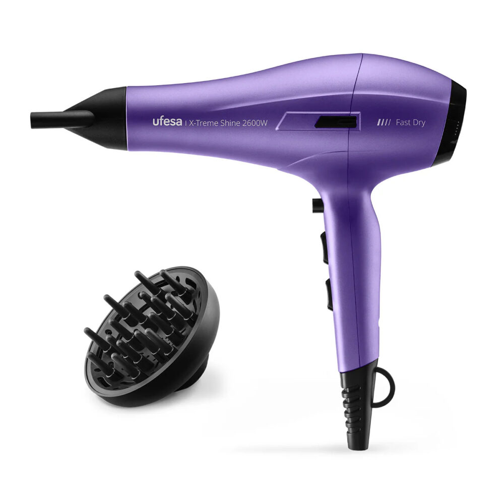 SECADOR UFESA X-TREME SHINE AC 2600W DIF ARGAN ION