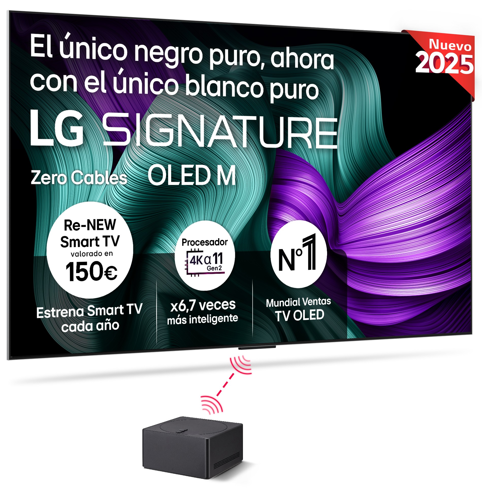 TV LG 97 97M59LA UHD OLED EVO ALFA11 ZERO CONNECT