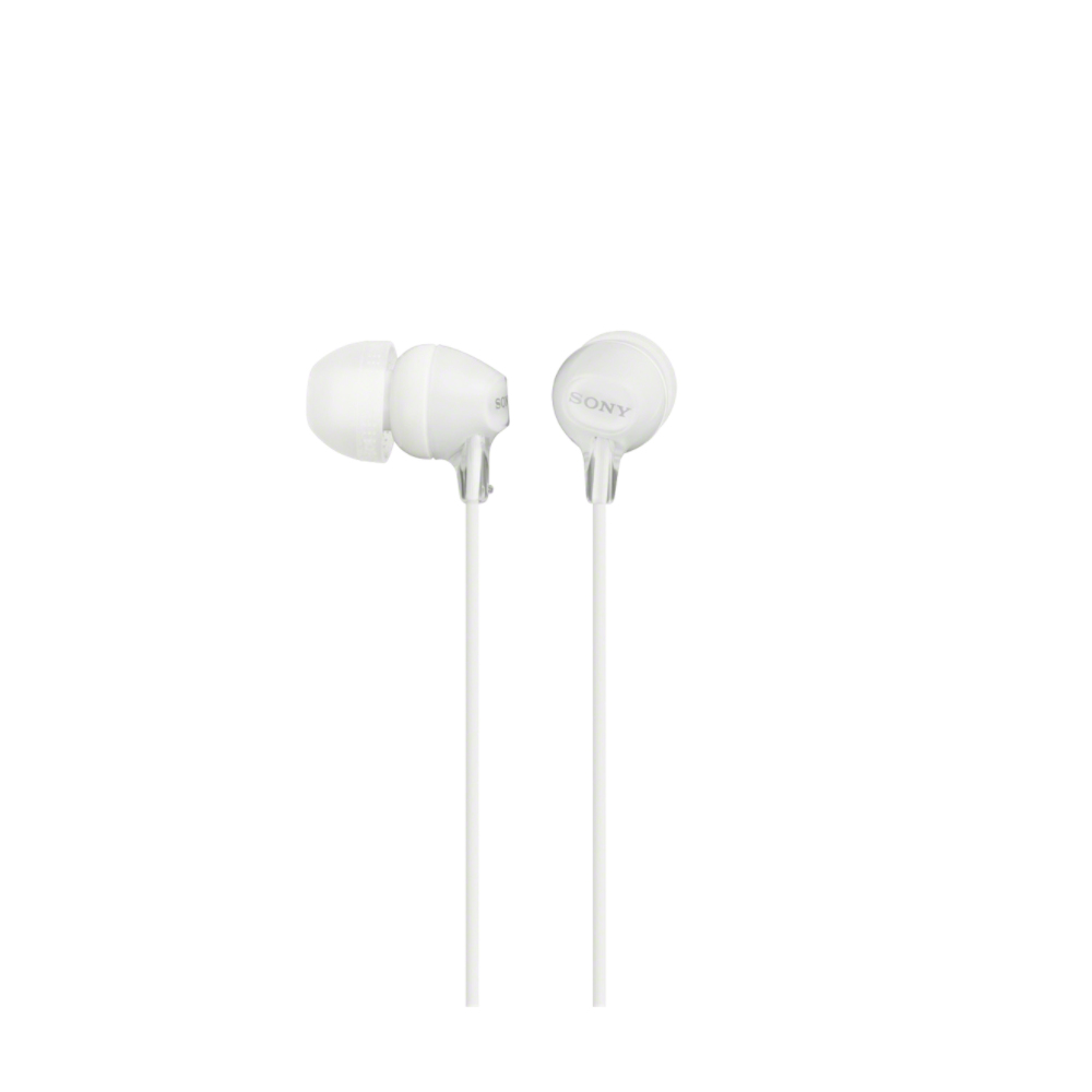 AURICULARES SONY MDREX15LPW BLANCO SILICONA INTR