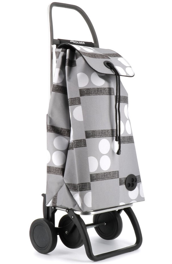 CARRO-COMPRA ROLSER IMX318 LOGOS 4 GRIS