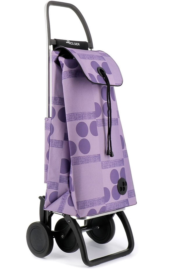 CARRO-COMPRA ROLSER IMX318 LOGOS 4 MALVA