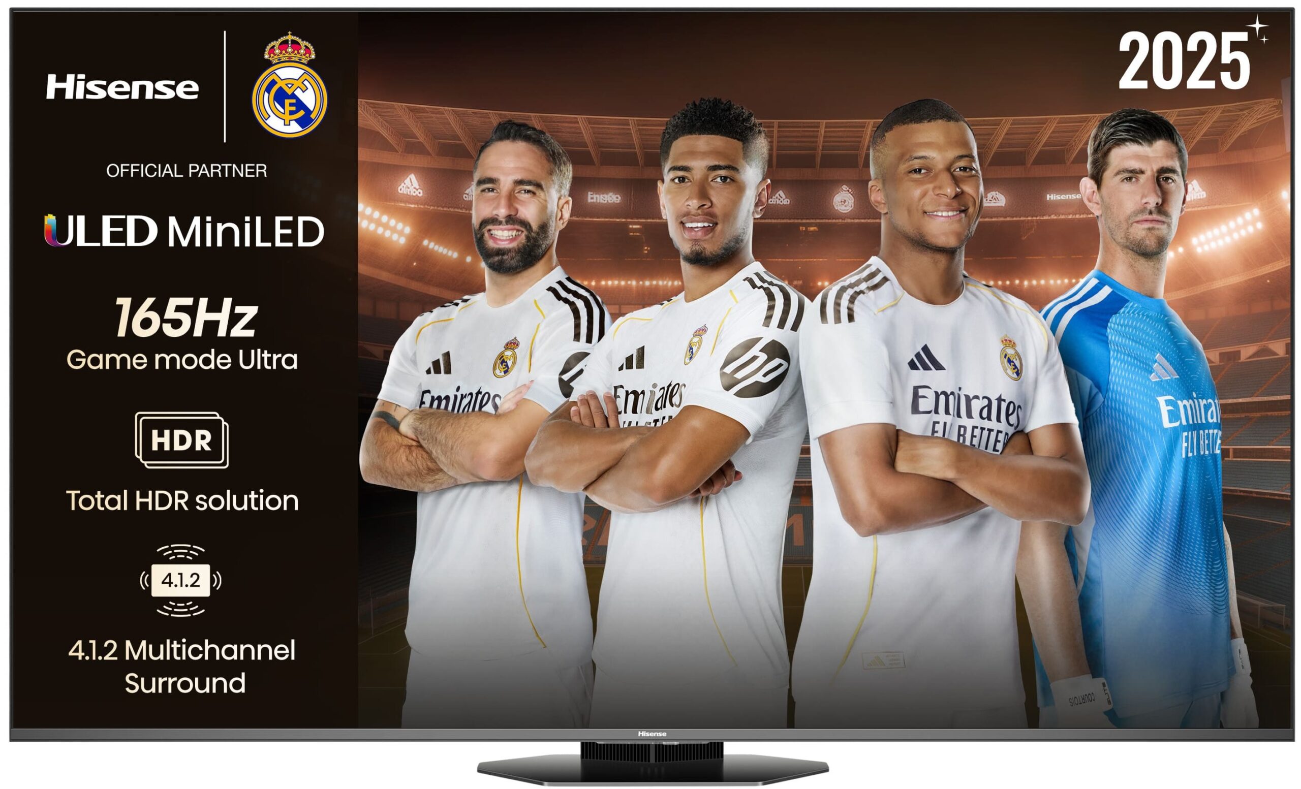 TV HISENSE 75 75U8Q UHD MINILED SMART TV 165HZ