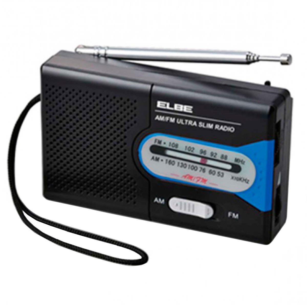 RADIO PORTATIL ELBE RF-55 NEGRA, AM/FM