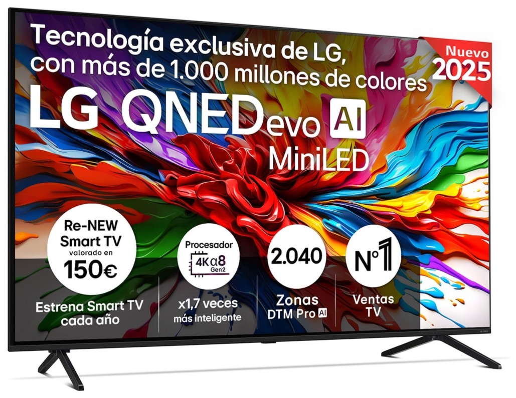 TV LG 65 65QNED92A6A UHD QNED EVO MINILED ALFA8