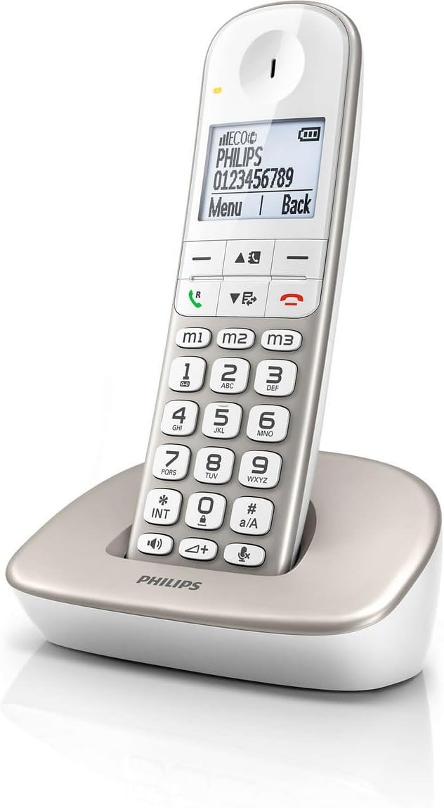 TELEFONO DECT PHILIPS XL4901S/23 BLANCO PLATA