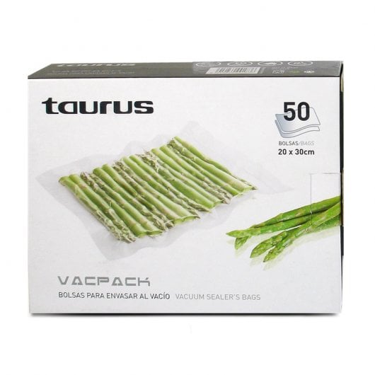 BOLSA ENVASADORA TAURUS VACPACK 50UDS 20x30