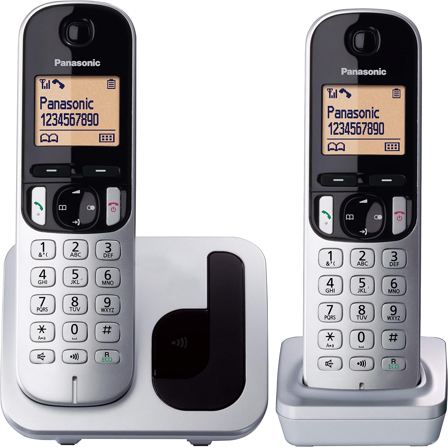 TELEFONO DECT PANASONIC KX-TGC212SPS DUO SILVER