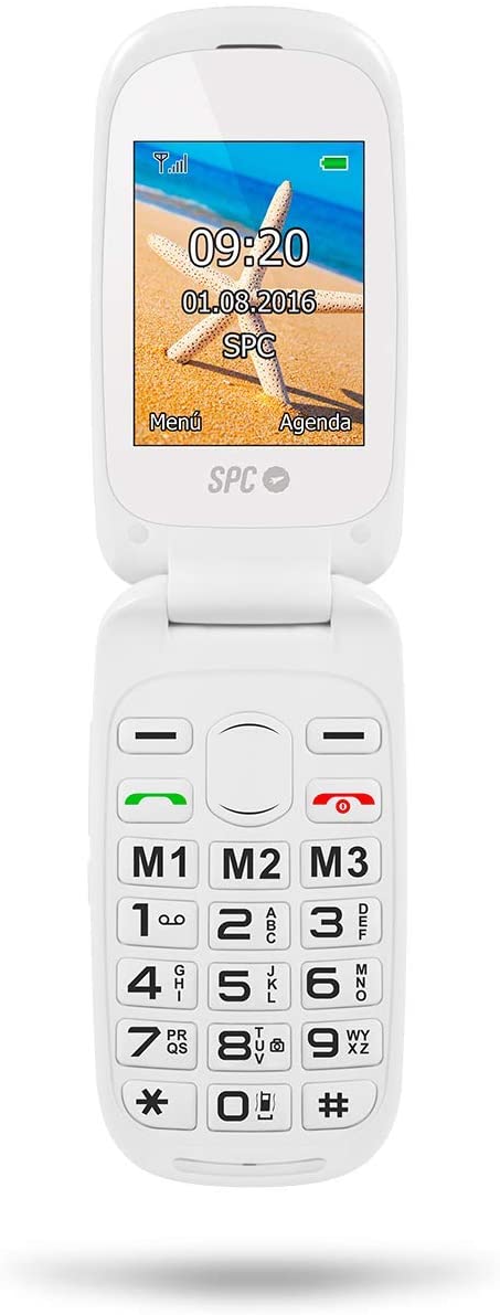 SENIORPHONE SPC HARMONY CONCHA PANTALLA BLANCO