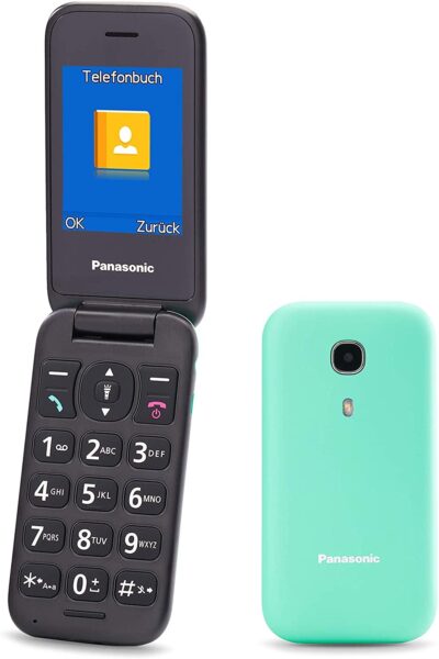 SENIORPHONE PANASONIC KXTU400EXC TURQUESA
