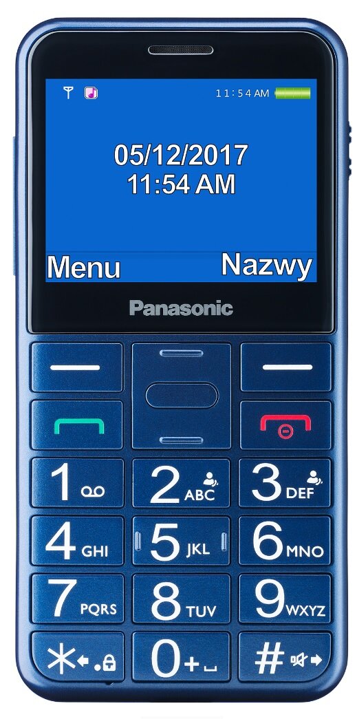 SENIORPHONE PANASONIC KXTU155EXCN CON BASE AZU