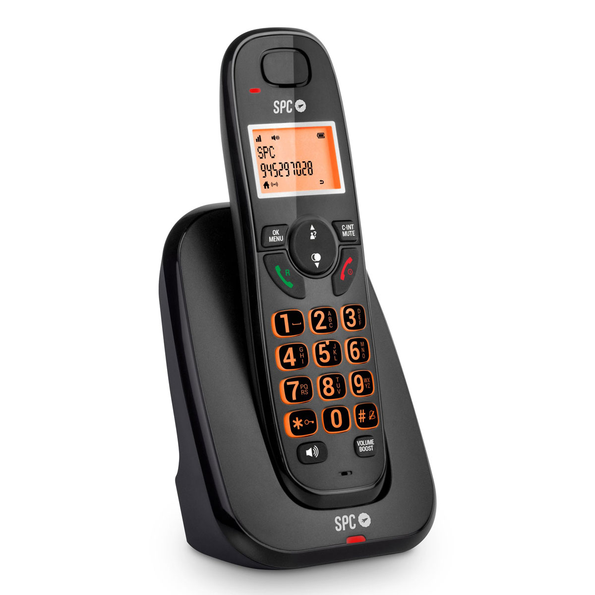 TELEFONO DECT SPC 7331N KAIRO NEGRO MANOS LIBRES