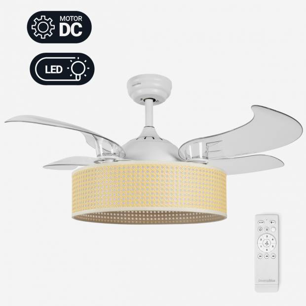 VENTILADOR TECHO U.BLUE JALOQUEWR 104CM DC LED PL