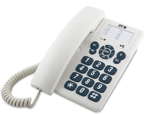 TELEFONO GONDOLA SPC 3602B MONOPIEZA BLUE/WHITE