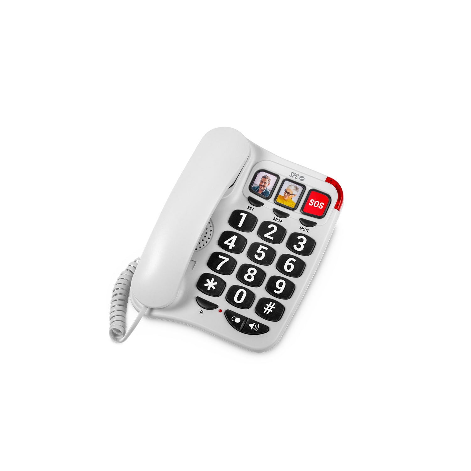 TELEFONO GONDOLA SPC 3295B COMPATIBLE AUDIFONOS
