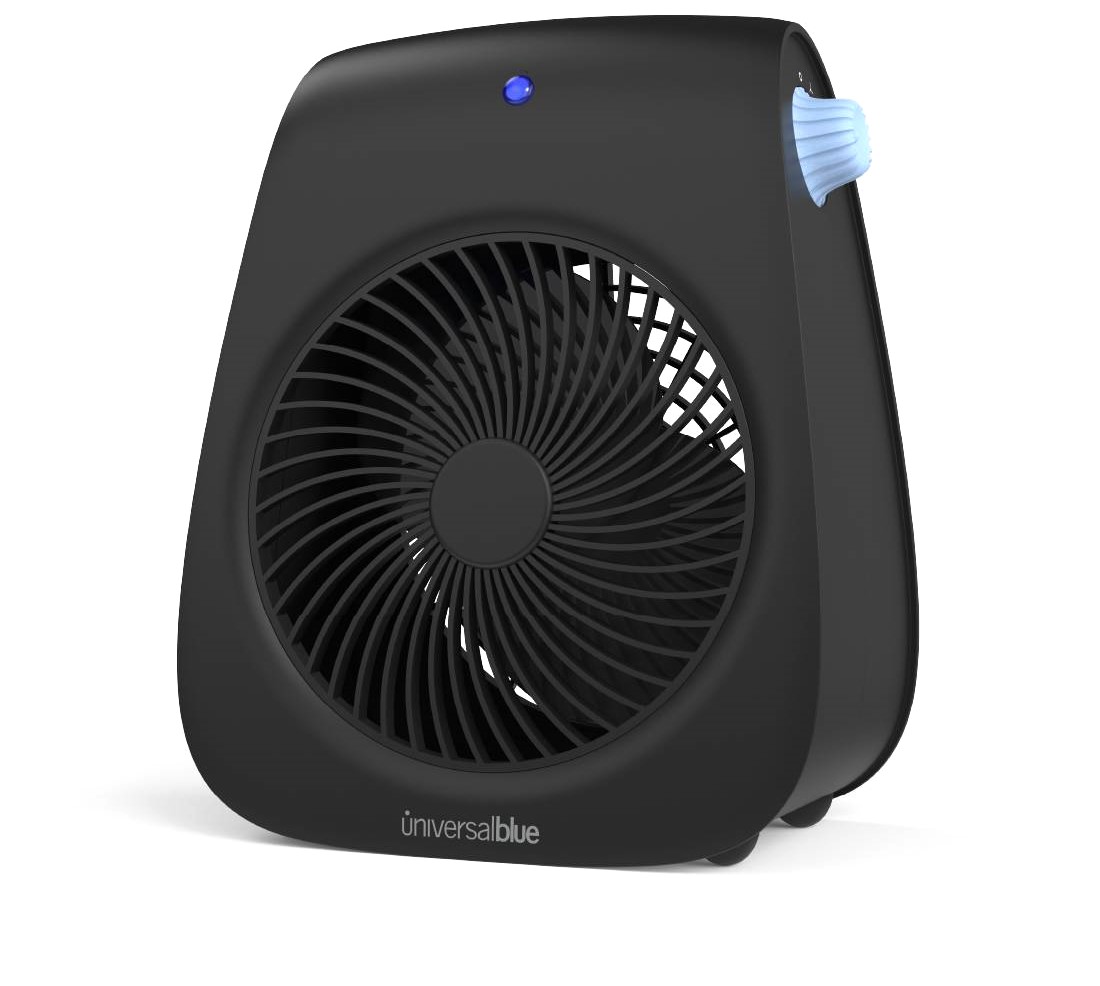 CALEFACT. U.BLUE BAVARO 4020B 2000W VERTICAL NEGRO