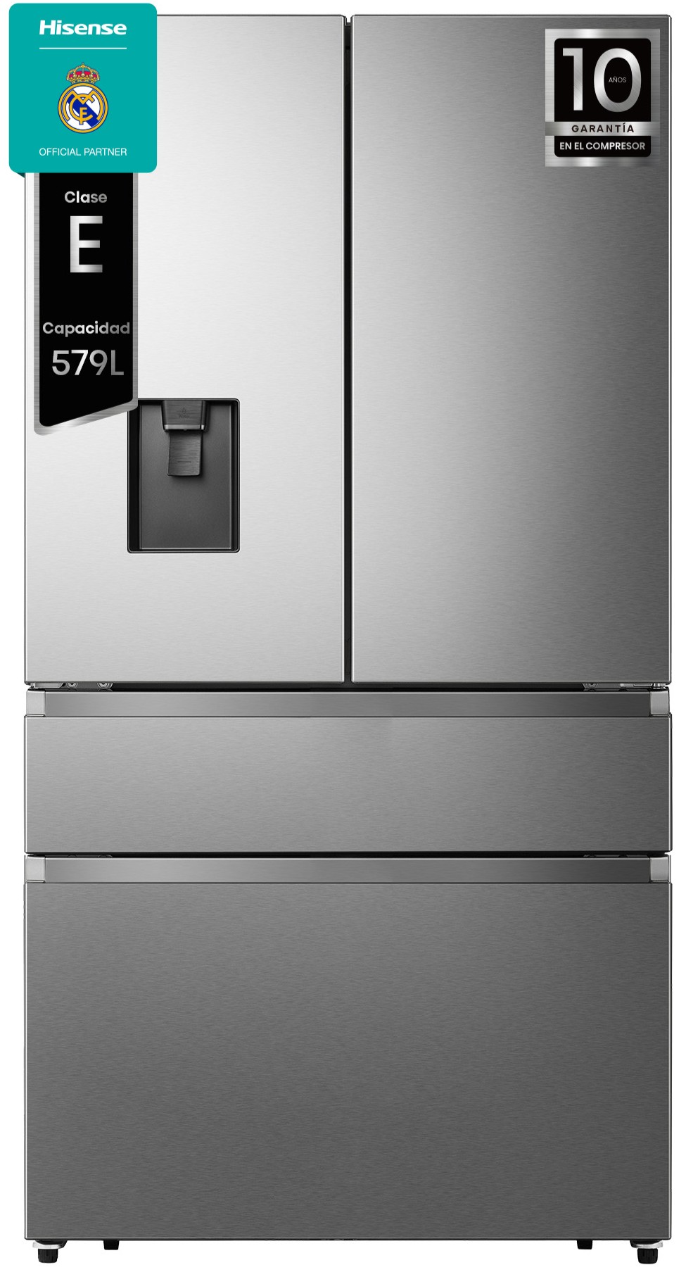 FRI. HISENSE RF749N4SWSE 179x92 FD NF INOX DISP ME